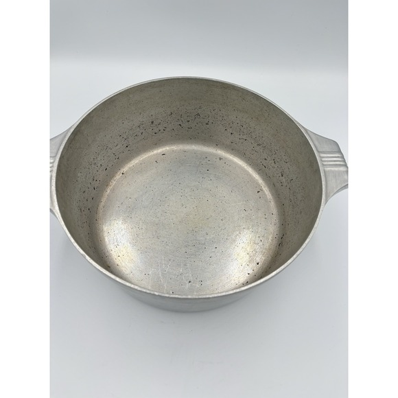 Vtg Wagner Ware Sidney O Magnalite 4248-P Aluminum Roaster Stockpot & Lid - Picture 4 of 6